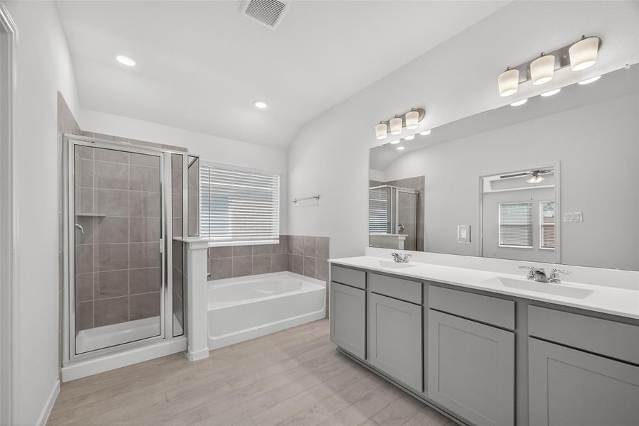 Furnished interior view inside a new home in Splendora Fields, Splendora (Image 7).