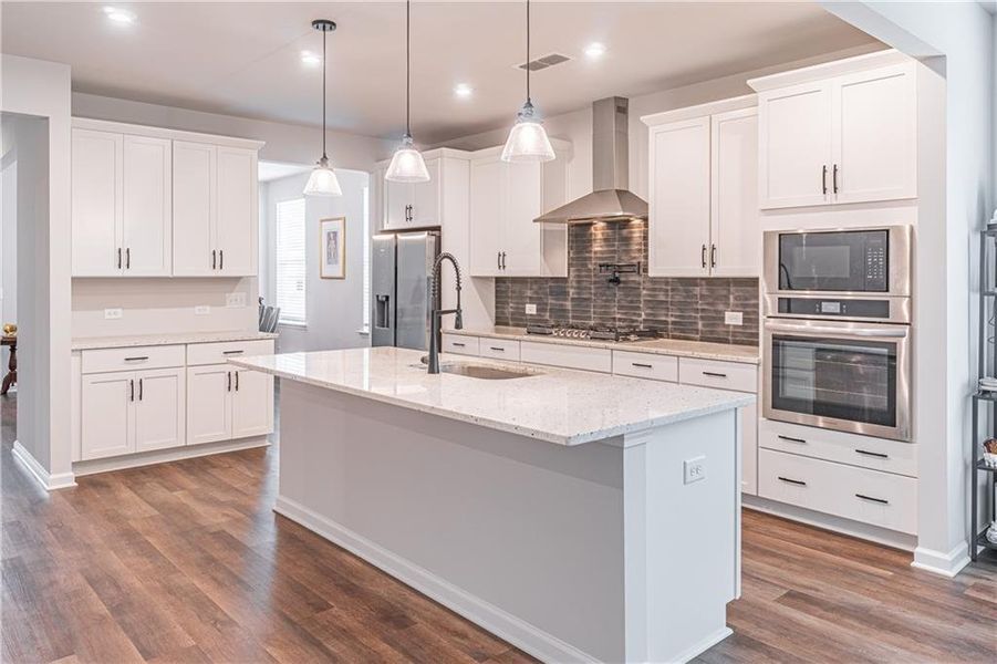 Furnished interior view inside a new home in , Loganville (Image 8).