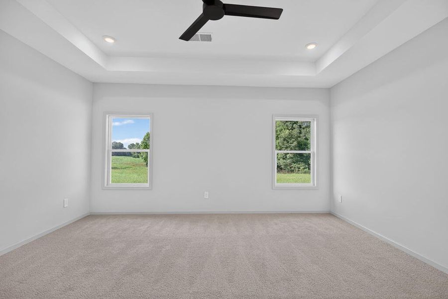 Spacious, unfurnished interior of a new home in Veal Meadows, Roopville (Image 39). Spacious, unfurnished interior of a new home in Veal Meadows, Roopville (Image 39).
