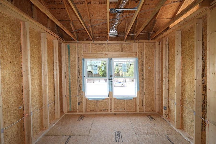 In-progress construction of a new home in Havencroft, Woodstock, GA (Image 6).