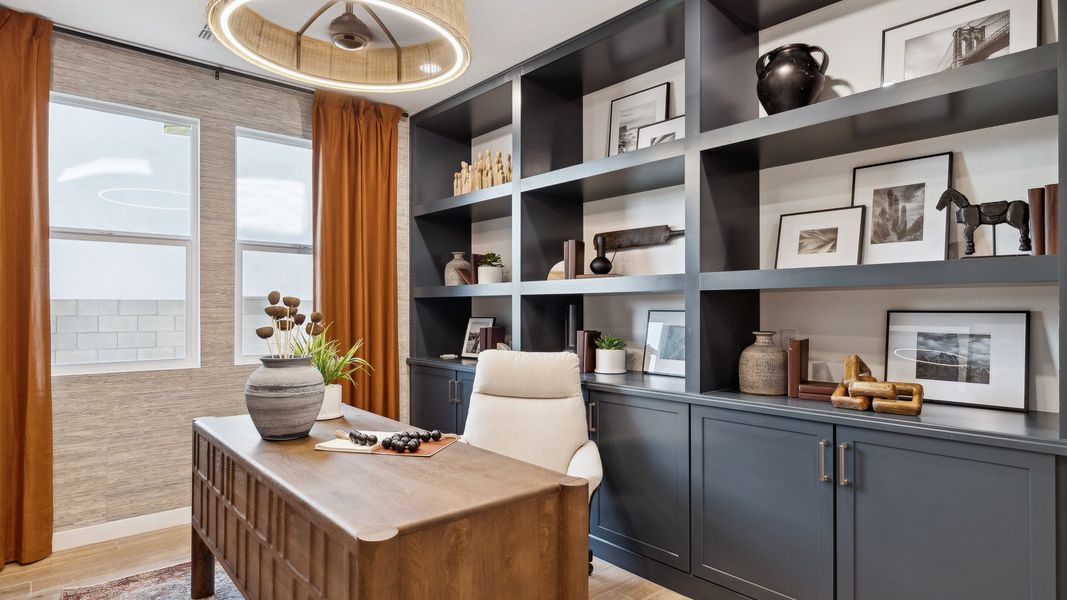 Furnished interior view inside a new home in The Ridge at Stone Butte, Phoenix (Image 11).