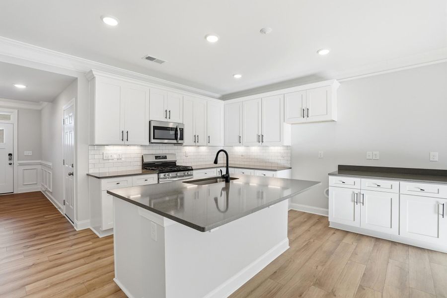 Furnished interior view inside a new home in Harrisburg Village Townhomes, Harrisburg (Image 9). Furnished interior view inside a new home in Harrisburg Village Townhomes, Harrisburg (Image 9).