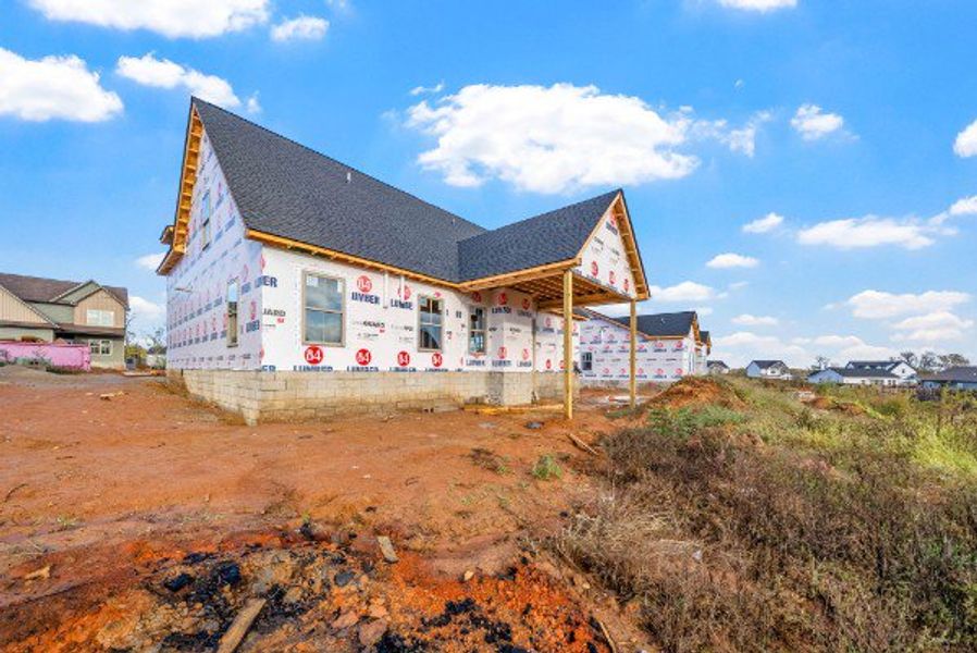 In-progress construction of a new home in Cherry Fields, Clarksville, TN (Image 8). In-progress construction of a new home in Cherry Fields, Clarksville, TN (Image 8).