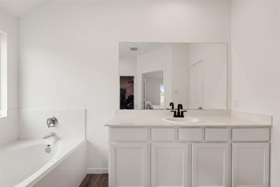 Furnished interior view inside a new home in , League City (Image 15).