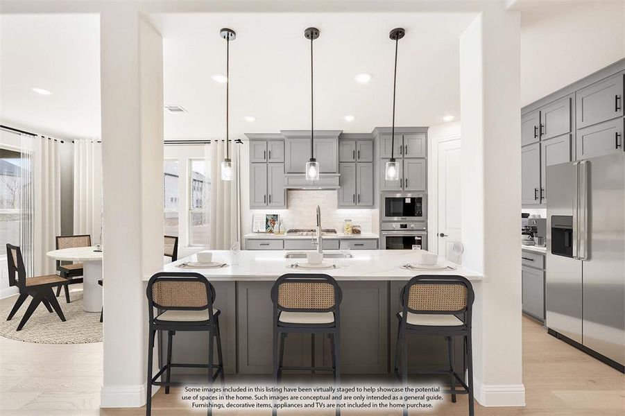 Furnished interior view inside a new home in Painted Tree, McKinney (Image 15). Furnished interior view inside a new home in Painted Tree, McKinney (Image 15).