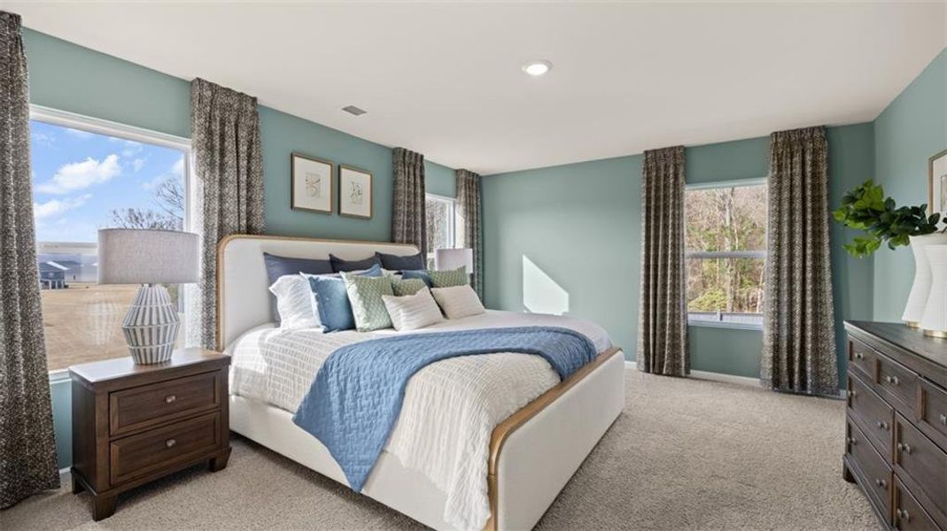 Furnished interior view inside a new home in Jackson Landing, Jefferson (Image 4).
