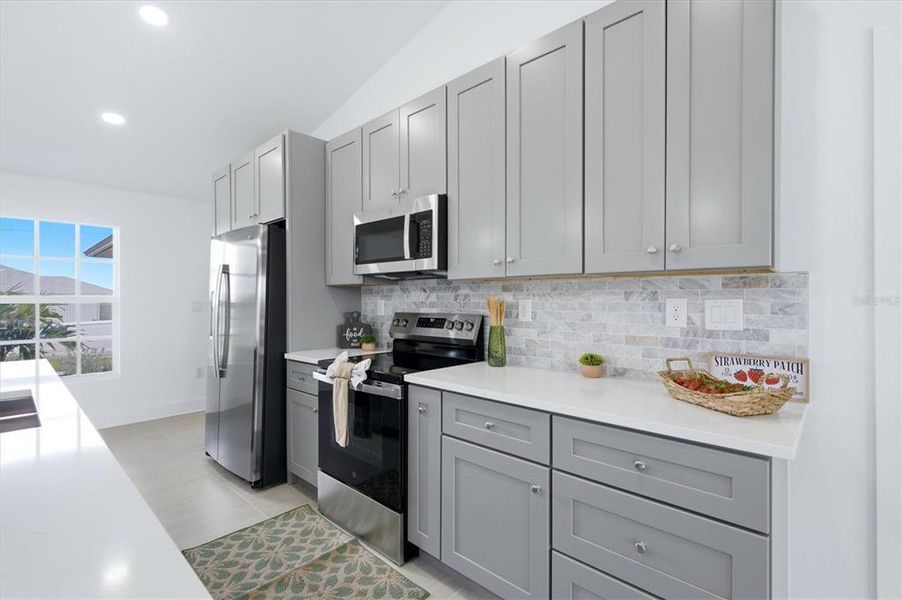 Furnished interior view inside a new home in , Cape Coral (Image 12).