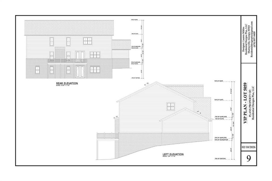 Exterior rendering of this home design in , Sugar Hill, GA (Image 6).