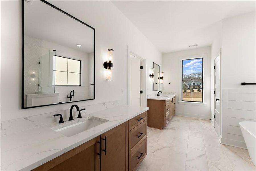 Furnished interior view inside a new home in , Gainesville (Image 8).