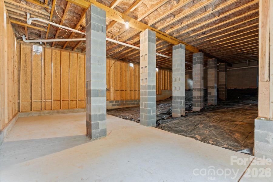 Incredible space which is accessed from the exterior........priceless storage or workshop.