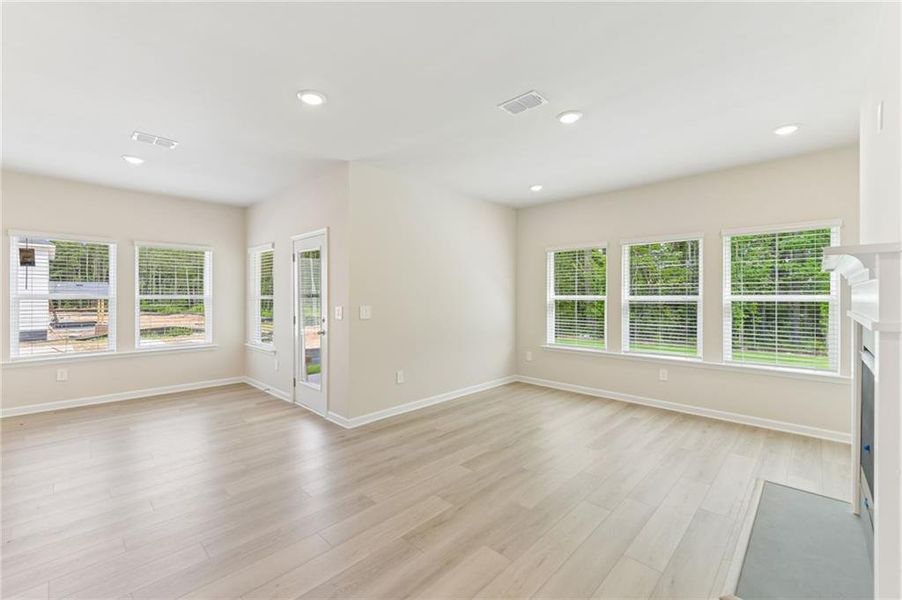 Spacious, unfurnished interior of a new home in Parkside at Grayson, Grayson (Image 47).