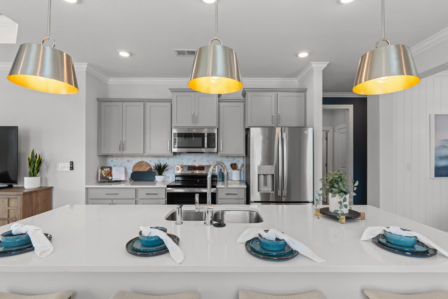 Representative furnished interior of a home built from the The Orchid by Chesapeake Homes in Coastal Club of the Carolinas, Calabash (Image 10).