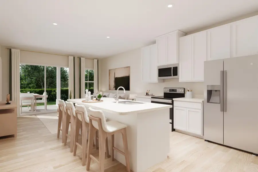 Furnished interior view inside a new home in Somerset, Santee (Image 3).