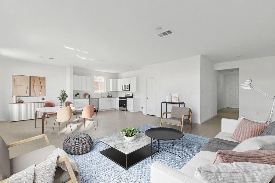 Furnished interior view inside a new home in Montgomery Bend, Montgomery (Image 7).