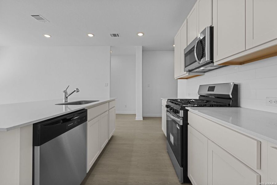 Furnished interior view inside a new home in Voss Farms, New Braunfels (Image 12). Furnished interior view inside a new home in Voss Farms, New Braunfels (Image 12).