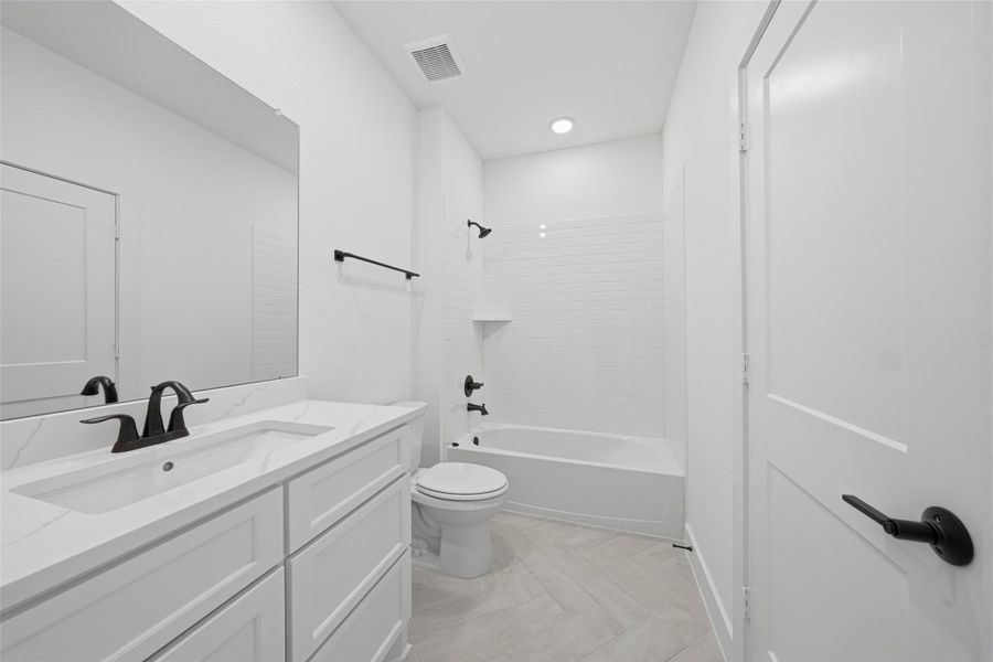 Furnished interior view inside a new home in , Cypress (Image 17).