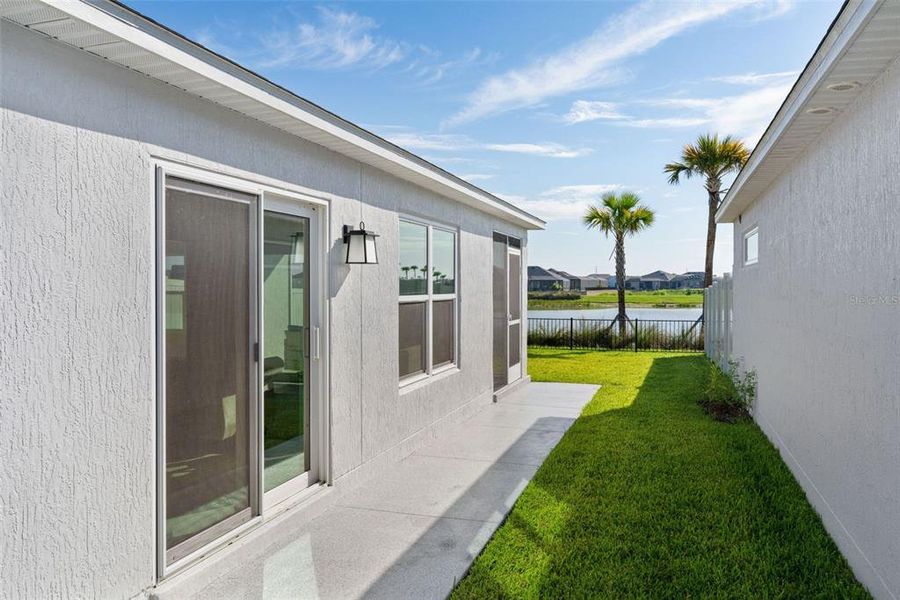 Exterior details and patio area of a home in , The Villages (Image 32). Exterior details and patio area of a home in , The Villages (Image 32).