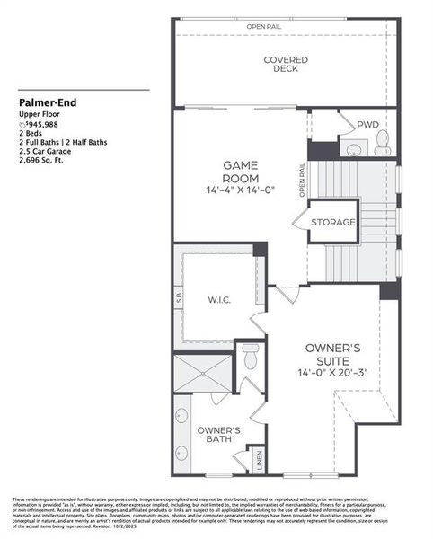 Featuring a wonderful covered deck with game room and private owner's suite, the top floor in our Palmer End unit is a dream come true!
