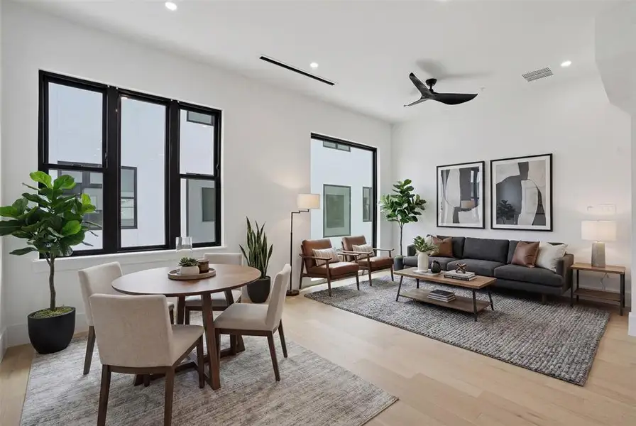 Living room on second floor