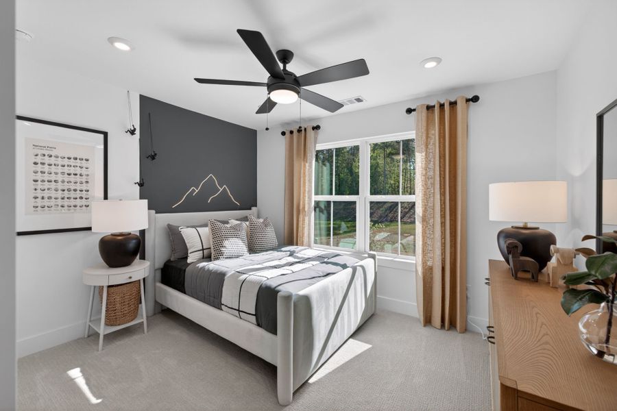 Representative furnished interior of a home built from the Riverton by Pulte Homes in Riversprings, Dacula (Image 52).