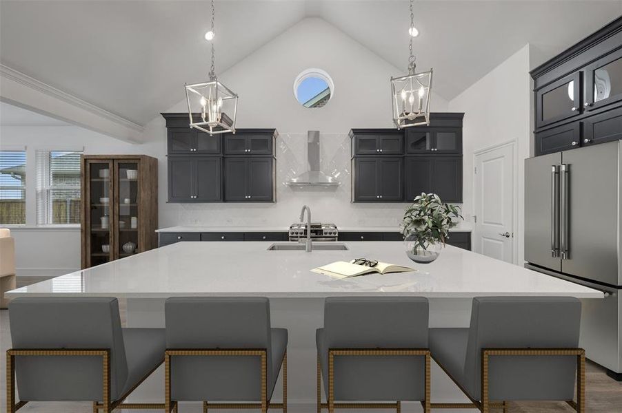 Furnished interior view inside a new home in Timberbrook, Justin (Image 28).