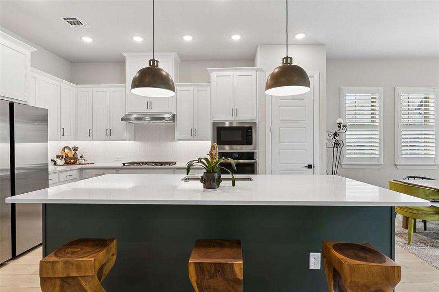 Furnished interior view inside a new home in Elements at Viridian - Garden Series, Arlington (Image 16).