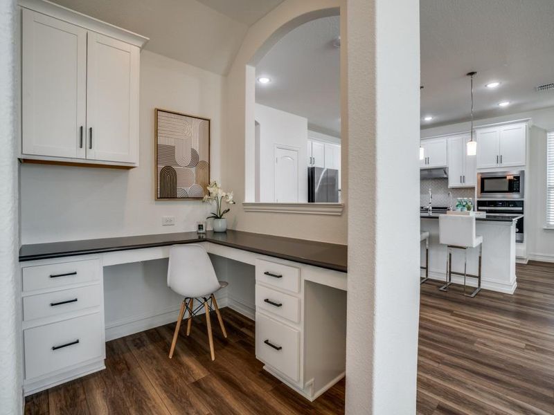 Furnished interior view inside a new home in , McKinney (Image 10). Furnished interior view inside a new home in , McKinney (Image 10).