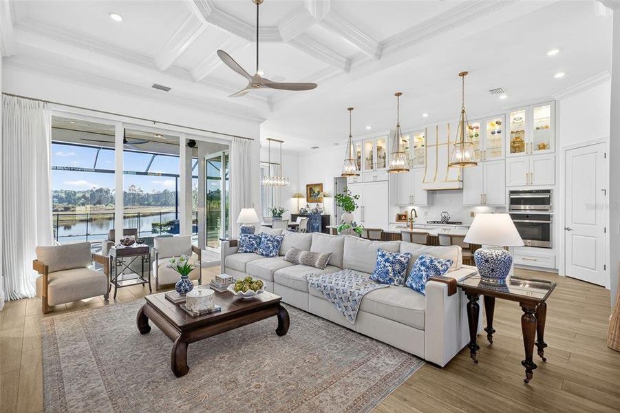 Furnished interior view inside a new home in , Fort Myers (Image 14).