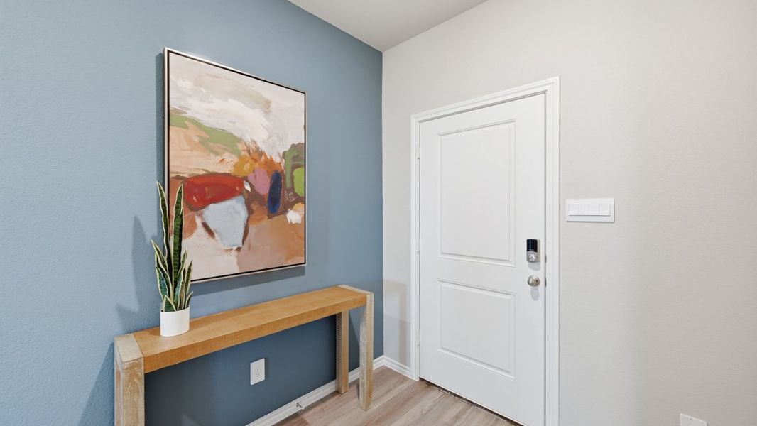 Furnished interior view inside a new home in Lonestar at Liberty Trails, Fort Worth (Image 36). Furnished interior view inside a new home in Lonestar at Liberty Trails, Fort Worth (Image 36).