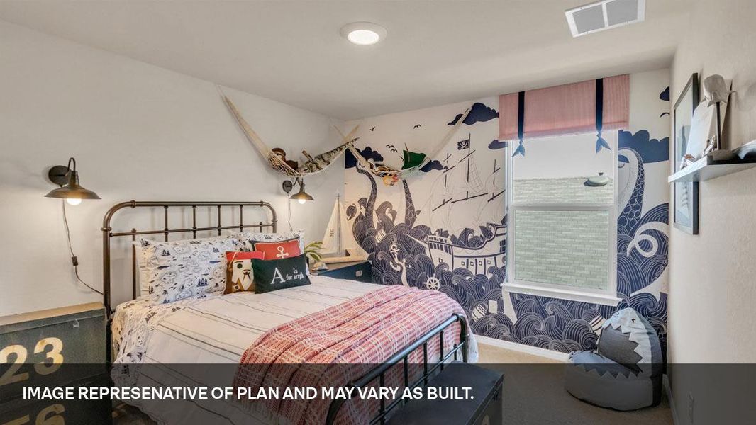 Furnished interior view inside a new home in Southgrove, Kyle (Image 27).