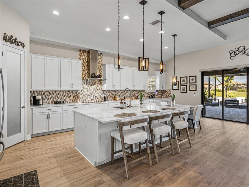 Furnished interior view inside a new home in Mirada, San Antonio (Image 62). Furnished interior view inside a new home in Mirada, San Antonio (Image 62).