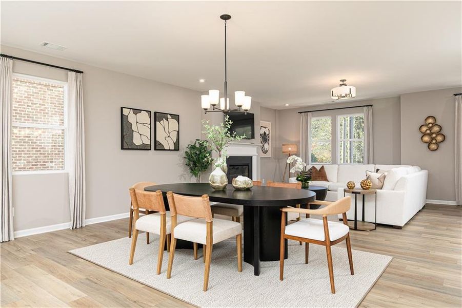Furnished interior view inside a new home in Darlington, Loganville (Image 6).