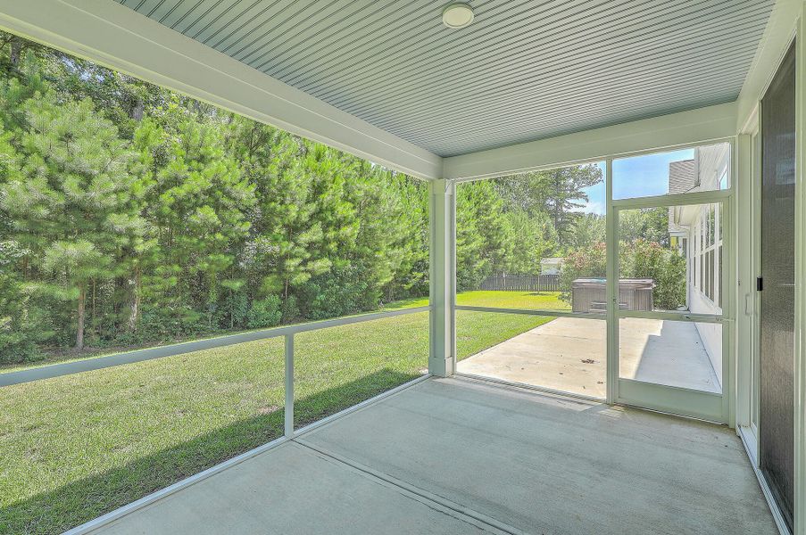 Exterior details and patio area of a home in The Ponds, Summerville (Image 29). Exterior details and patio area of a home in The Ponds, Summerville (Image 29).