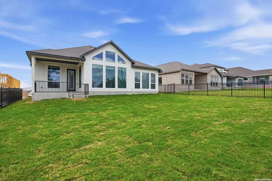 Exterior details and patio area of a home in Esperanza 50's, Boerne (Image 21).