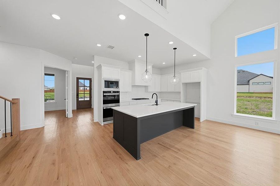 Furnished interior view inside a new home in The Homestead - 62', Rockwall (Image 10).