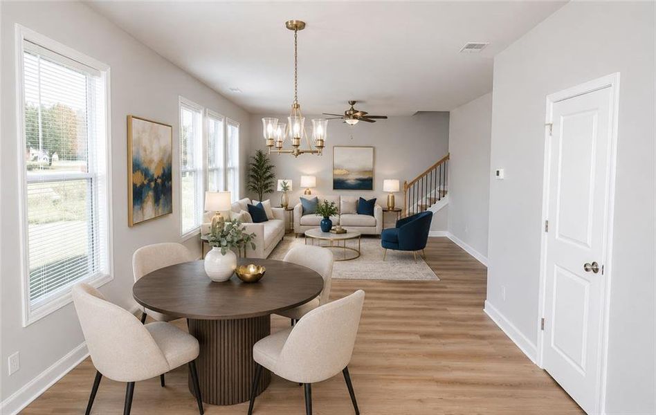 Furnished interior view inside a new home in , Commerce (Image 15). Furnished interior view inside a new home in , Commerce (Image 15).
