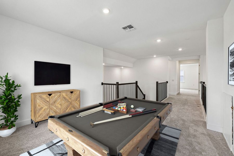 Representative furnished interior of a home built from the McNeil by Taylor Morrison in Silverleaf, Cedar Creek (Image 17). Representative furnished interior of a home built from the McNeil by Taylor Morrison in Silverleaf, Cedar Creek (Image 17).
