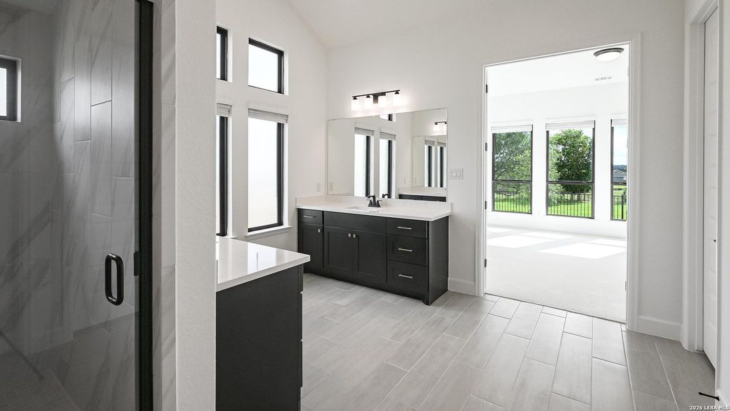 Furnished interior view inside a new home in Cibolo Valley Heights, Cibolo (Image 10).