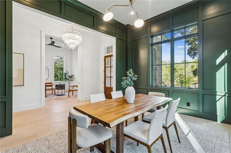 Furnished interior view inside a new home in , Atlanta (Image 35).