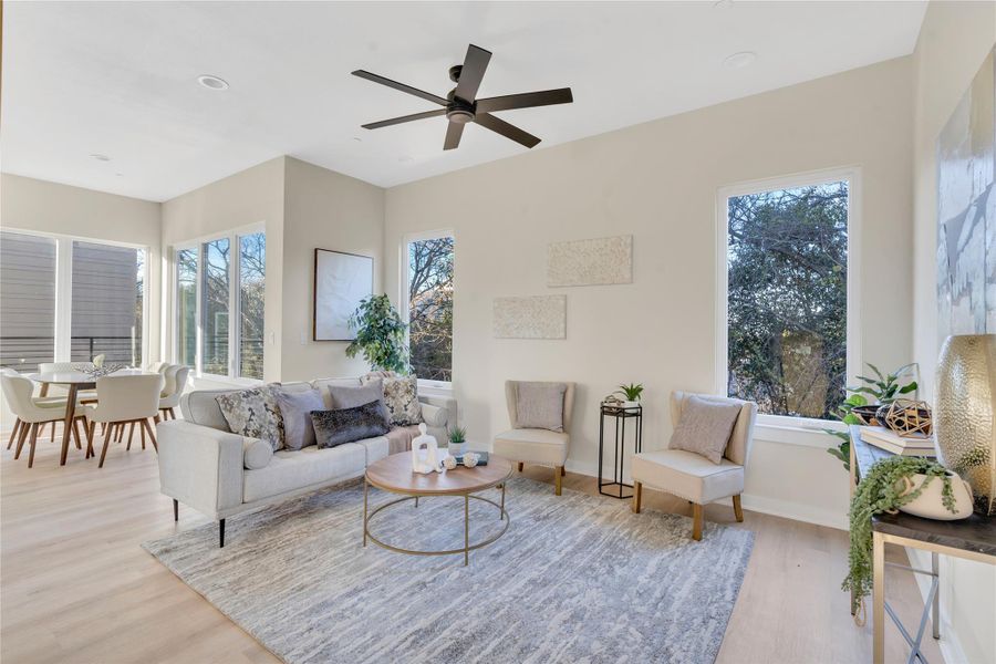 Furnished interior view inside a new home in , Austin (Image 4).