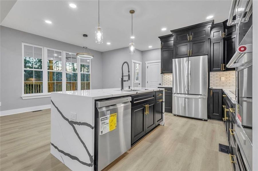 Furnished interior view inside a new home in , Fairburn (Image 9).