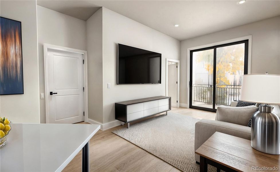 Furnished interior view inside a new home in , Denver (Image 7).