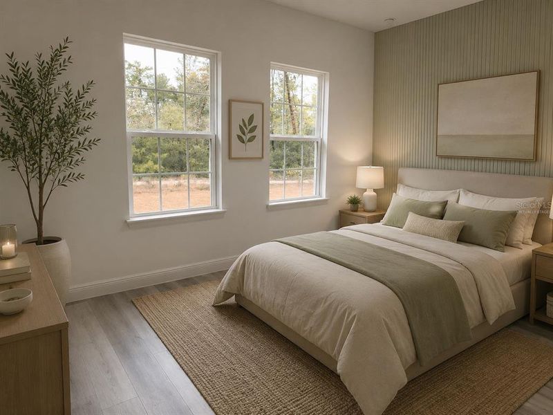 Furnished interior view inside a new home in , Ocala (Image 23).
