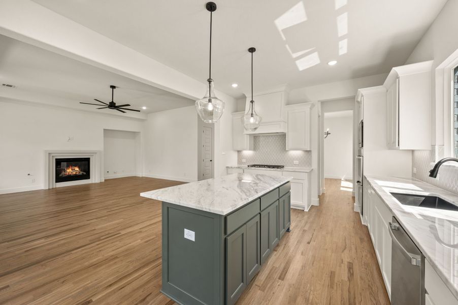Furnished interior view inside a new home in Parks of Aledo, Aledo (Image 9).