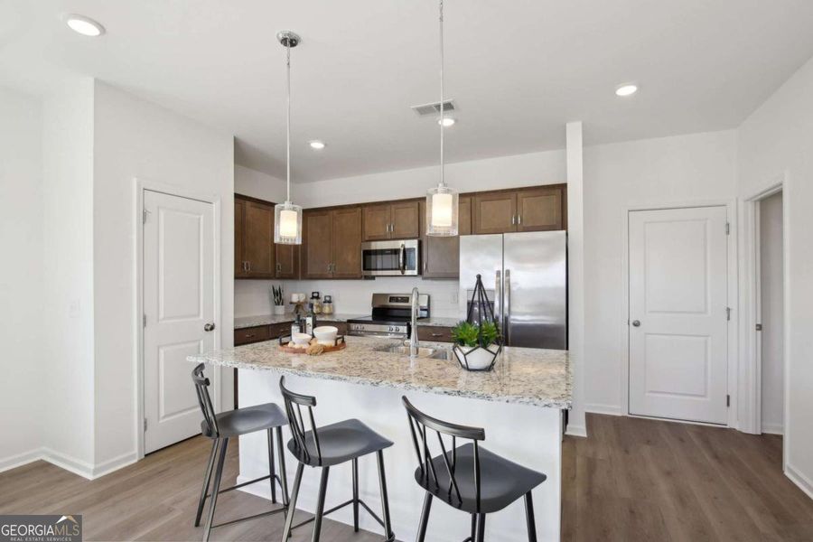 Furnished interior view inside a new home in Crescent Towns, Riverdale (Image 14).