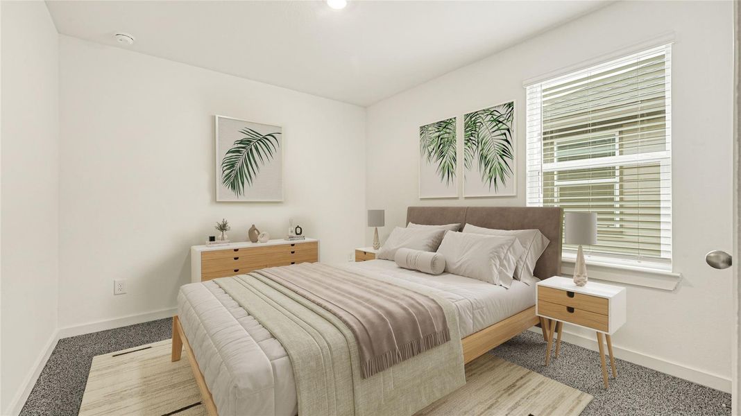 Furnished interior view inside a new home in Emberly, Beasley (Image 10).