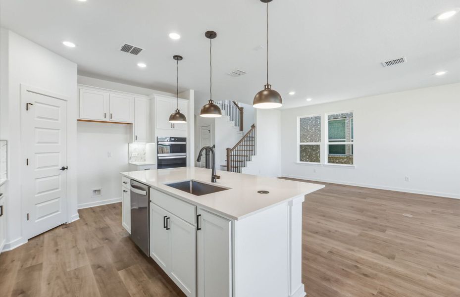 Furnished interior view inside a new home in Sunfield, Buda (Image 11).