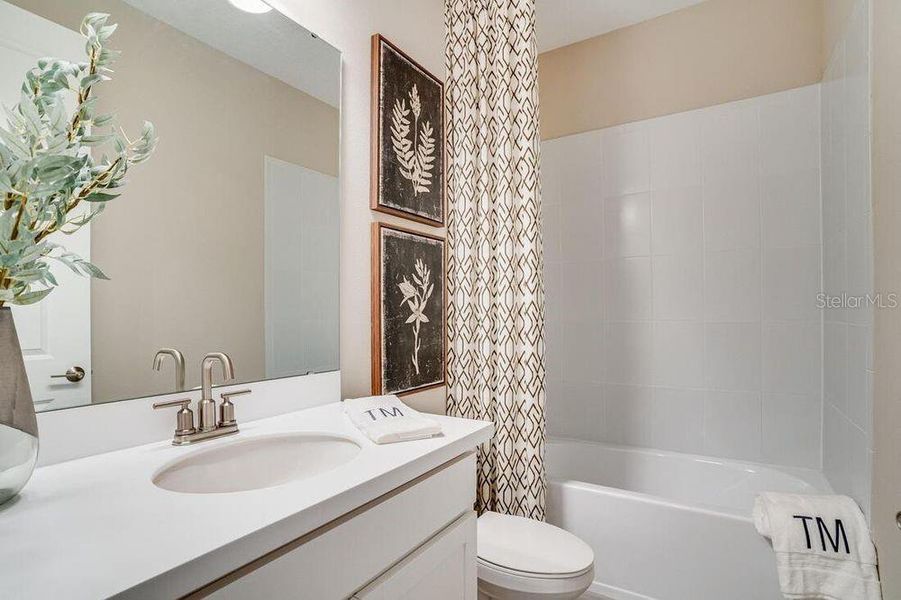 Furnished interior view inside a new home in Center Lake Ranch Community Group Page, St. Cloud (Image 16).