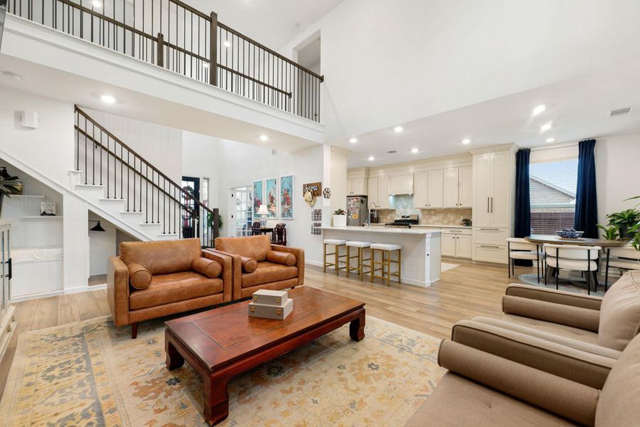 Furnished interior view inside a new home in ARTAVIA: Fairway Collection, Conroe (Image 33).