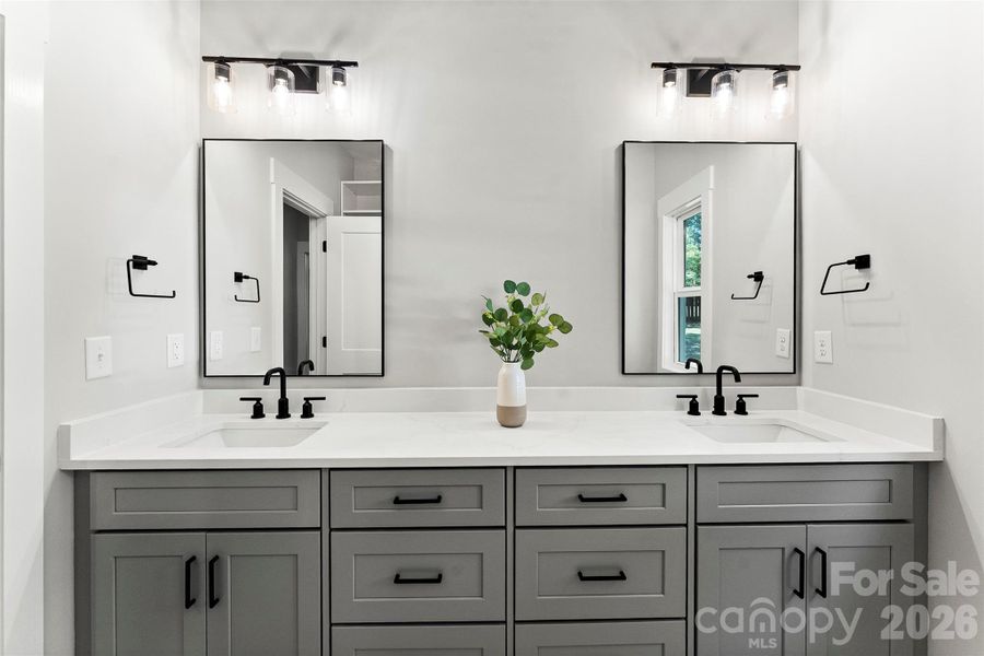 Furnished interior view inside a new home in , York (Image 37).